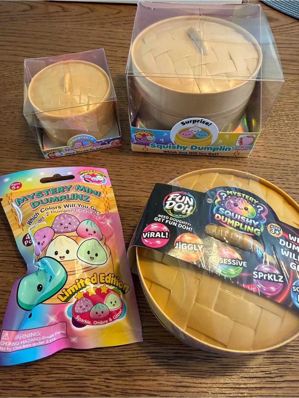 🔥 Ultimate Mystery Dumplin’ Squishy Bundle- 4 Different Dumpling Surprises! 🔥